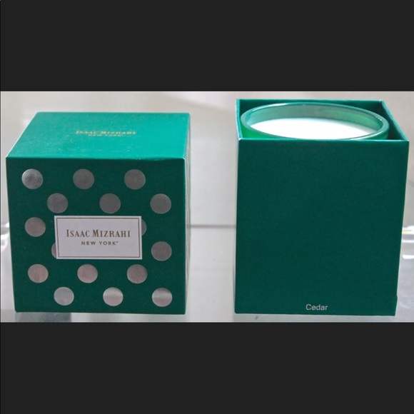ISAAC MIZHARI NEW YORK CANDLE CEDAR SCENTED NEW - Picture 2 of 4